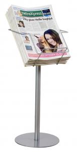 Tidningsställ A4 / format    mycket enkelt att montera och stabil fot