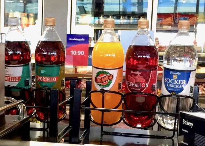 Display för drycker