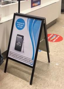 Gatupratare 50x70 alu-blackline