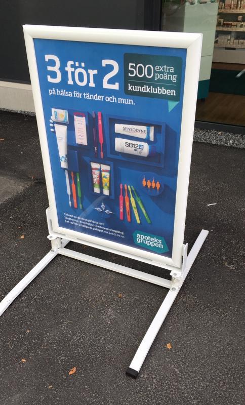 Gatuställ 70x100 med snappram