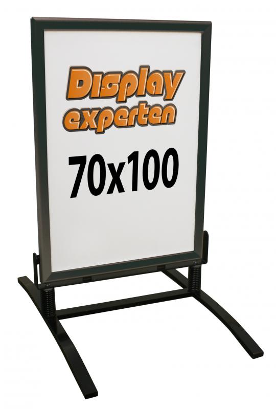 Gatuställ  70x100 Alu-fläder Basic svart plastficka ingår