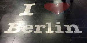 Golvreklam  i love Berlin