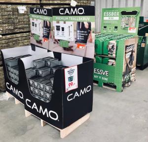 Halvpallar 800x600 H 750 mm med skylt