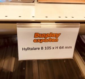 Hylltalare B 105 x H 64 mm slimline