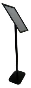 Infoställ A3 svart Höjd 1 meter  Rambredd 25 mm