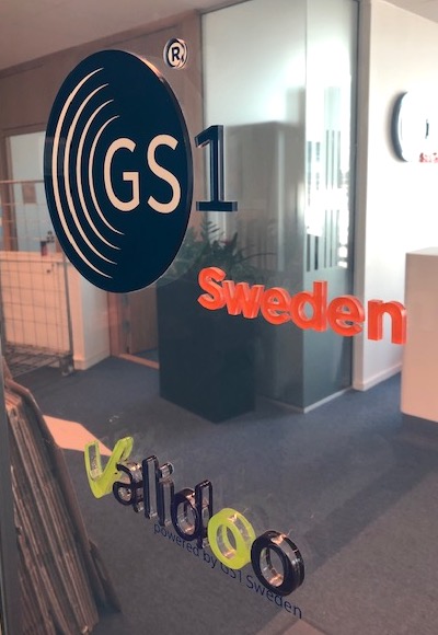 Logoskylt laserskuren akryl