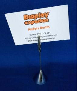 Menyhållare 83 mm vajer med nypa