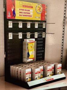 Metallställ med spjut