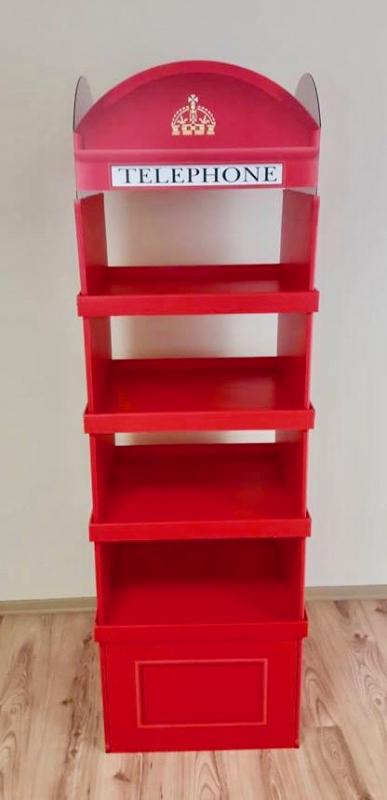 Pappställ med 4 hyllor special design