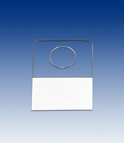 Pinpack hållare med 11 mm hål dubbeltejp
