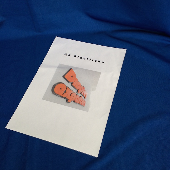 Plastficka A4 till plastramar A4