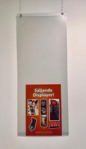 Plastficka 30x70 cm frihängande