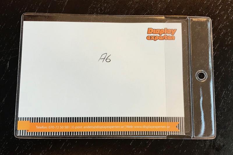 Plastficka - Möbelficka A6