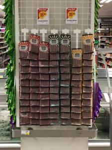 Plastslips med 12 krokar med eller utan euro hål 10-pack