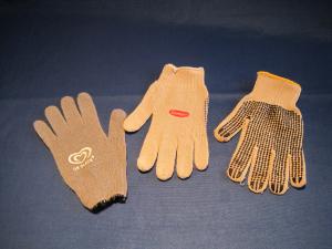 Plockhandskar med eller utan logo