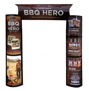 Pop up-portal 220x190 hög