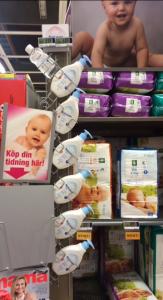 Produktställ efter produkten