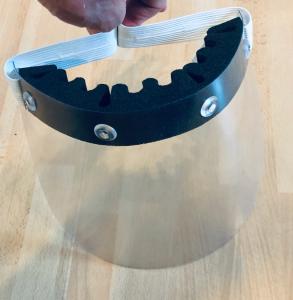 Skyddsvisor med gummiband