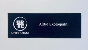 Skylt EKOLOGISKT