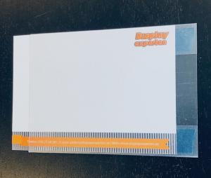 Skyltficka A6 med nano tejp