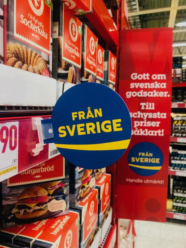 Skylthållare från Sverige