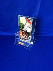 Skyltställ A5 med A6 ficka