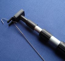 Teleskopstång  från  45-140 cm lång för montering i taket