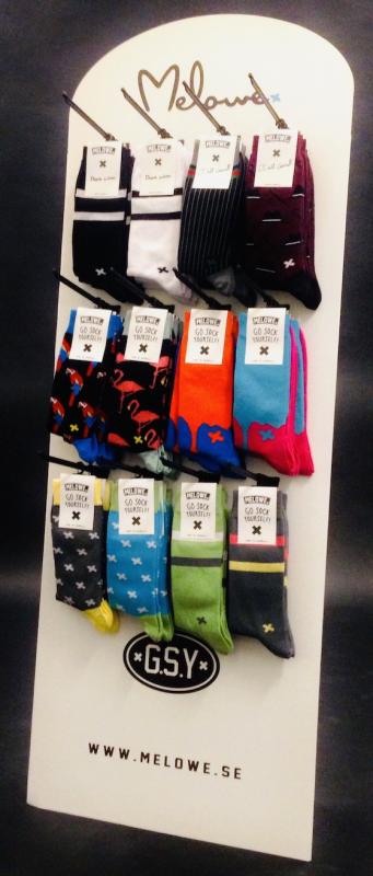 Standee Display för strumpor