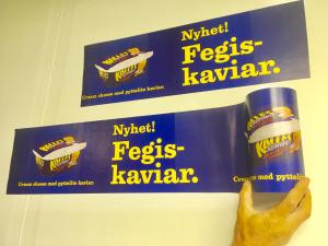 Sticky på rulle enkel montering