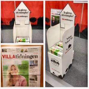 Tidningsställ 300 mm inv x 440 djup x  H1000 mm