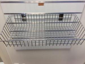 Trådkorg 610x305x80 för spårpanel