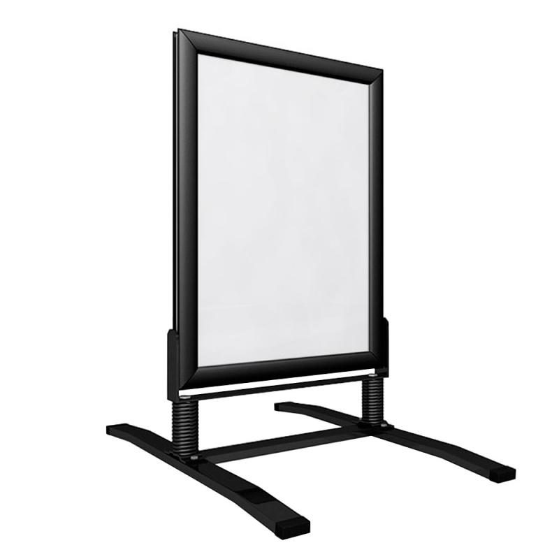 Trottoarpratare 70x100 wind sign svart