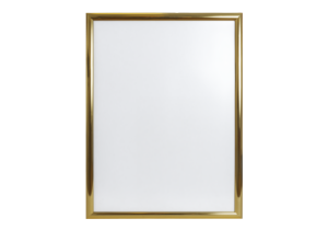 Väggram 50x70 alu-GULD polerad 25 mm