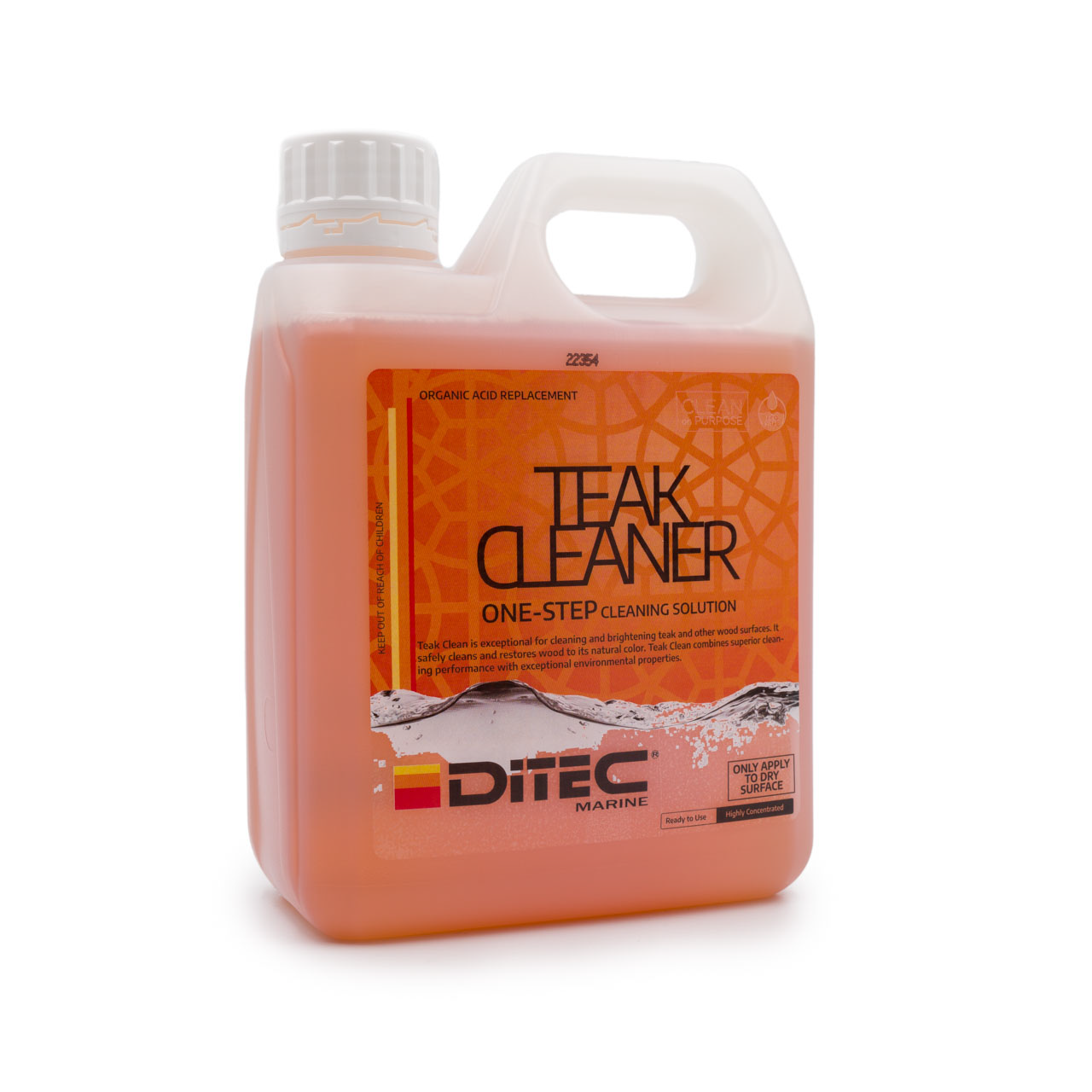 Ditec Teak Cleaner, 1 Liter (1 Box = 5 Liter Drums)