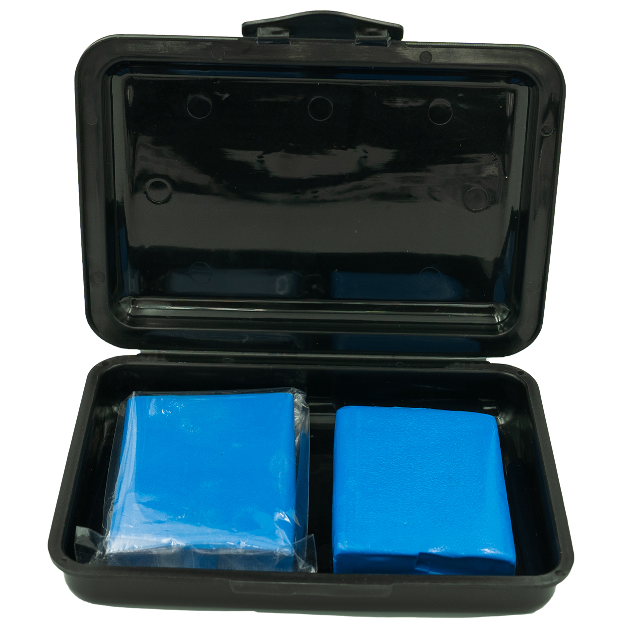 Clay Bar Blue 2 x 100 grams in plastic box.