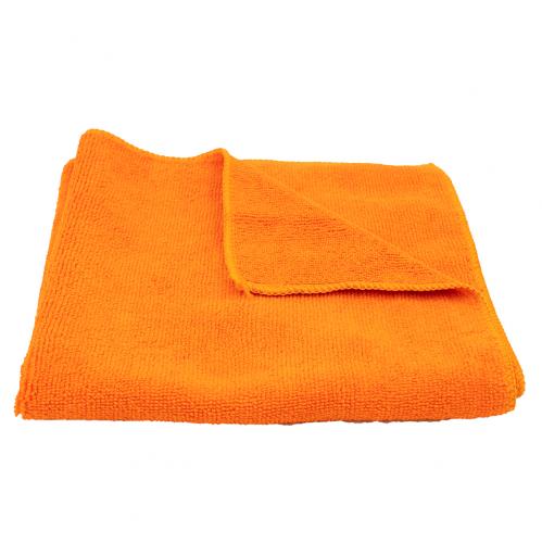 Premium Microfibre Cloth, Orange 40 x 40 cm 375 gsm.