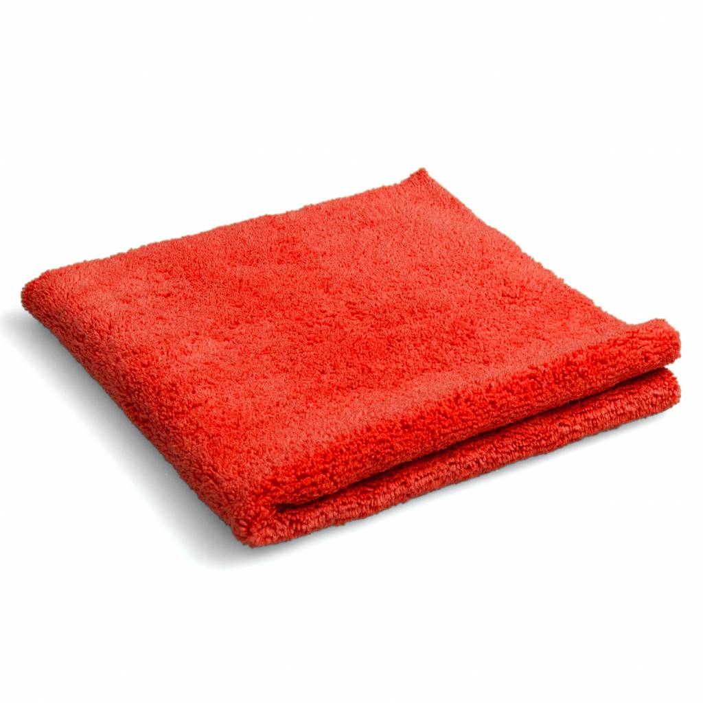 Seamless Microfibre Laser Red 400gsm, 40x40 cm 5-Pack.
