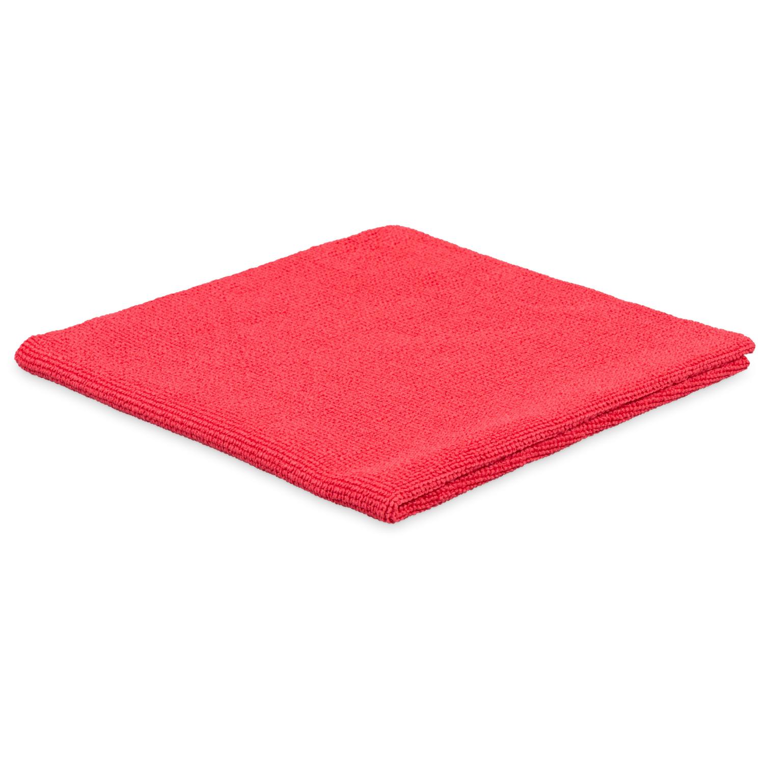 Seamless Microfibre Tricot Laser Red, 320gsm, 40x40 cm 5-Pack.