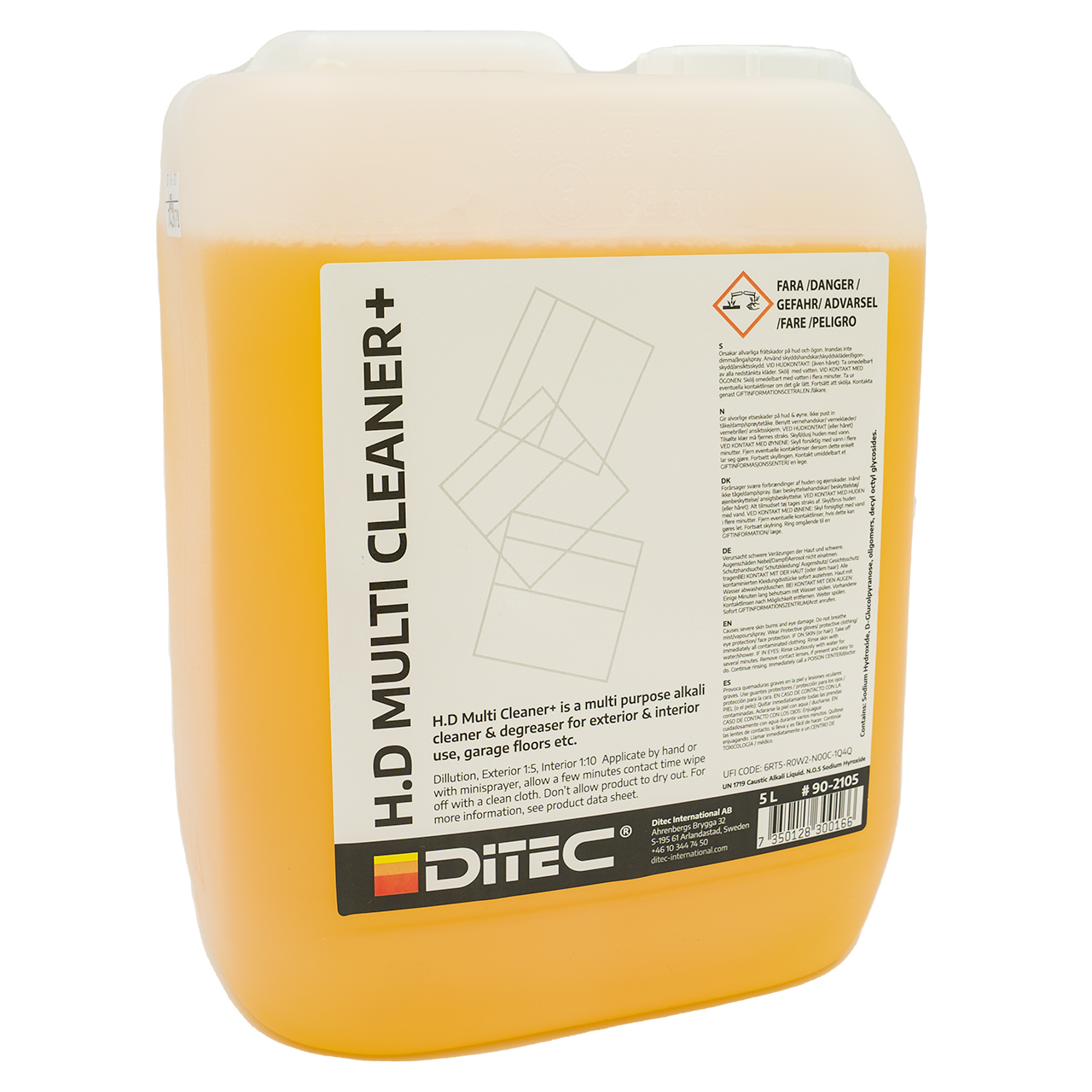 Ditec H.D. Multi Cleaner Plus, 5 Liter.