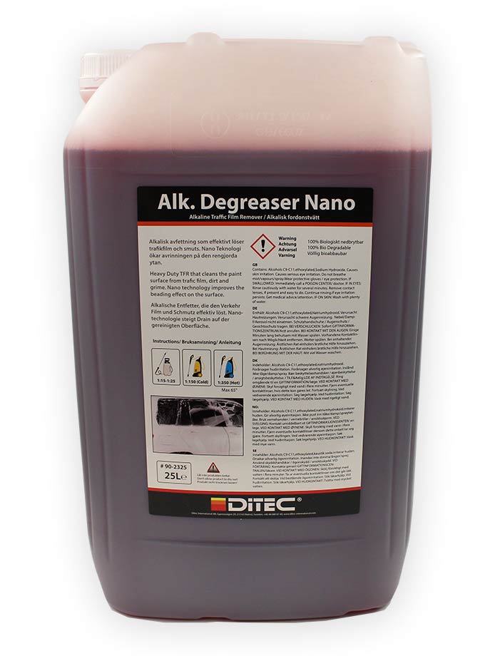 Ditec Alkali Degreaser Nano (TFR), 25 Liter