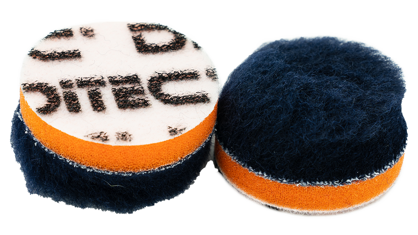DITEC Wool Pad Ø 40 mm Blue/Orange 5-Pack