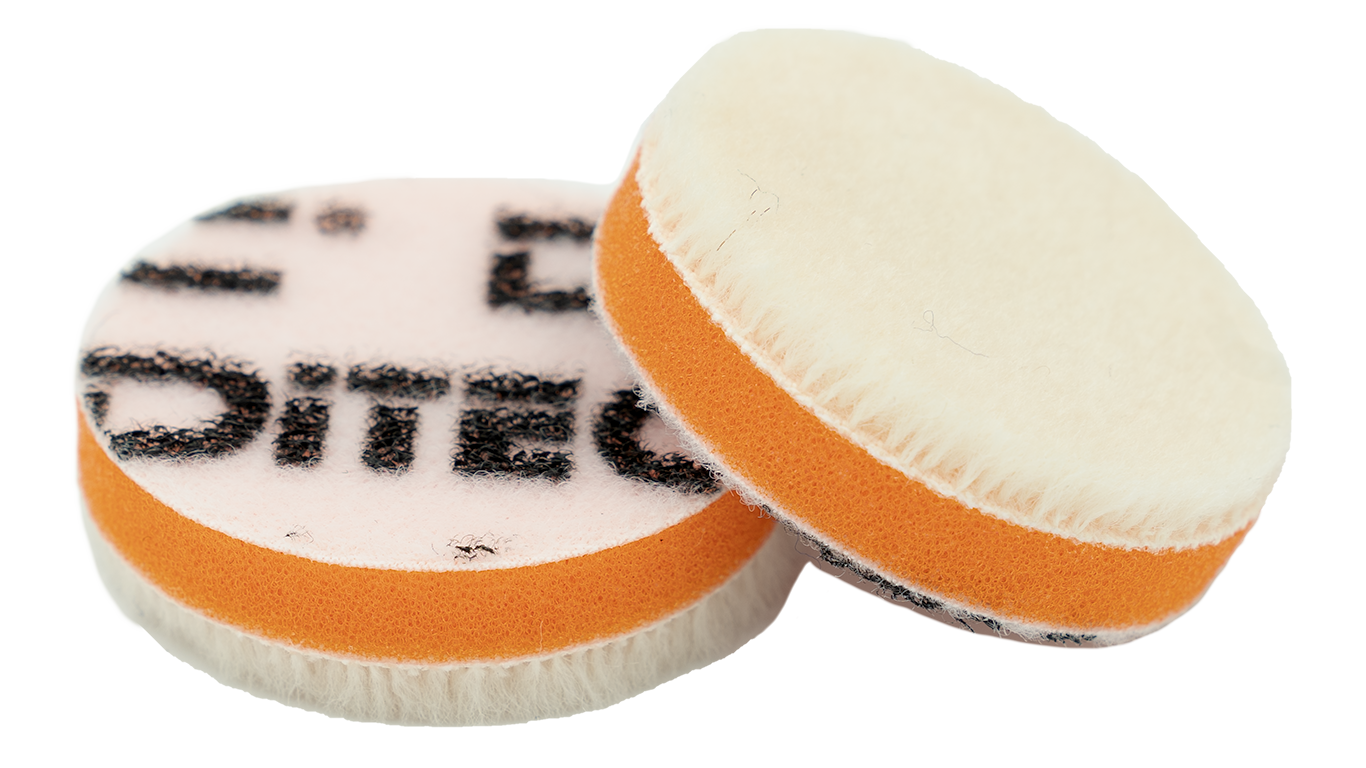 DITEC Wool Pad Ø 40 mm White 5-pack.