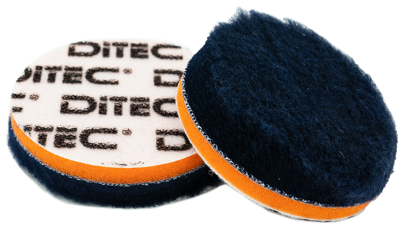 DITEC Wool Pad Ø 80 mm Blue/Orange 5-Pack
