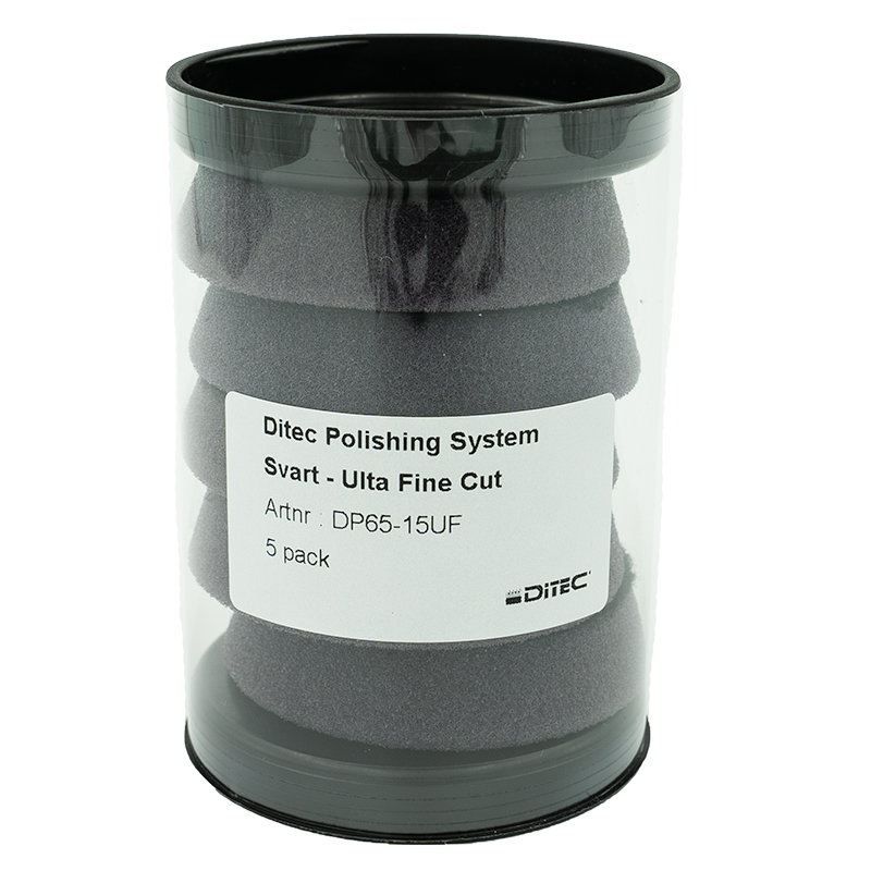 DITEC Polishing Pad Ø 65x15x55 mm. Trapez, Ultra Fine Cut. 5-Pack