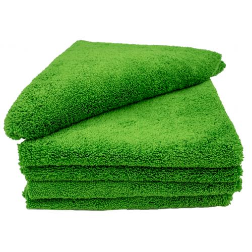 Microfiber, Dual pile, Green 45x45 cm.