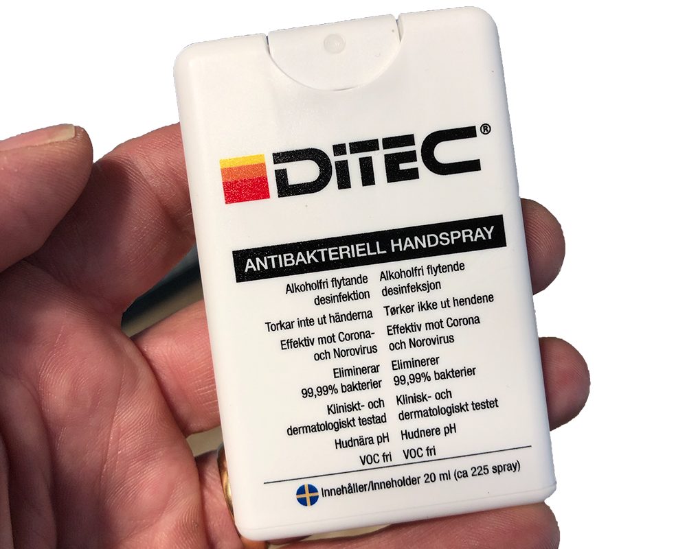 Ditec Flat One - Sanitizer 20 ml (9-Pack)