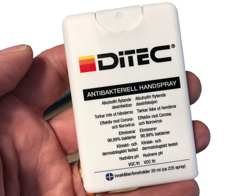 Ditec Flat One - Sanitizer 20 ml (9-Pack)