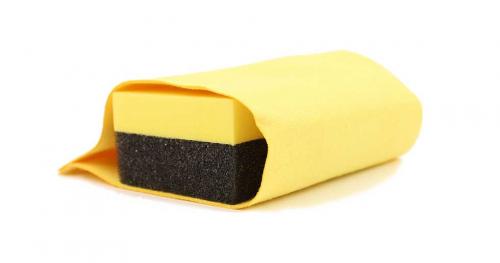 Applicator tube in suede 150 x 180 mm, 10-pack