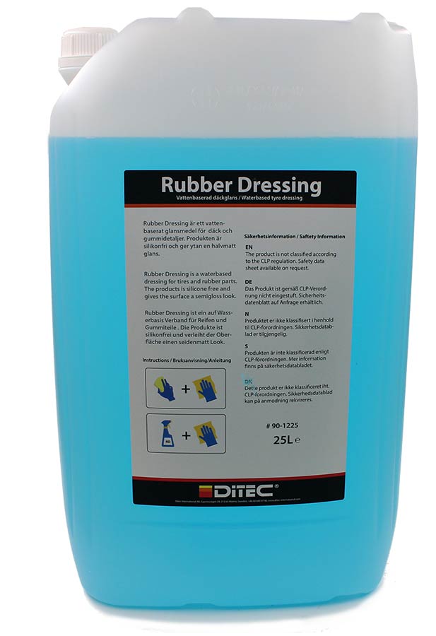 Ditec Rubber Dressing 25 Liter.
