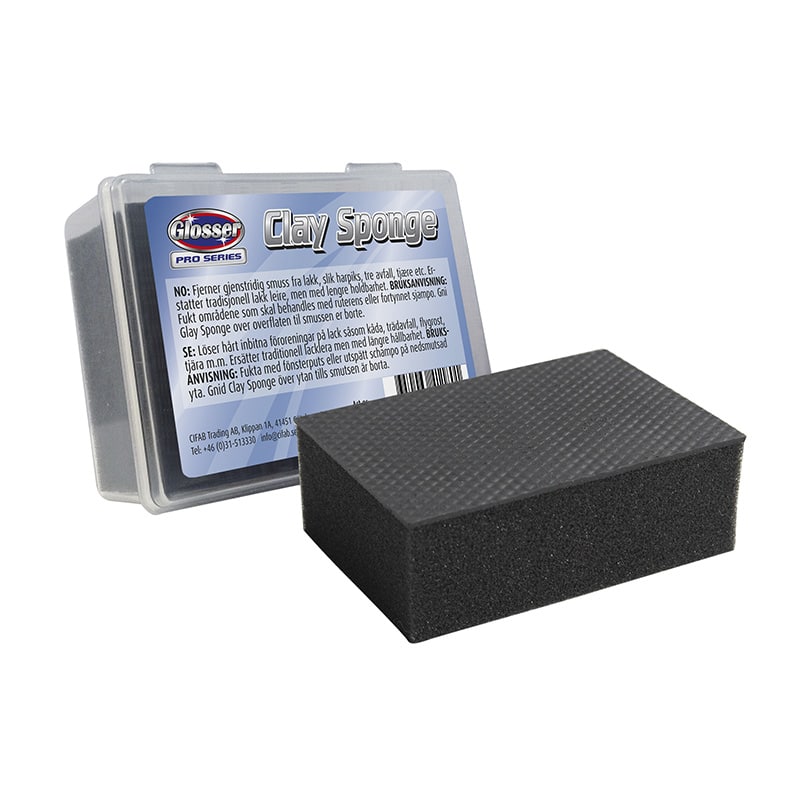 Glosser Pro Clay Sponge in box